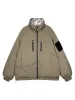 Reversible Camouflage Stand Collar Puffer Jacket sold by Thesupermade