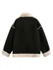 Fur Collar Zip Up Sherpa-Lined Jacket sold by Thesupermade