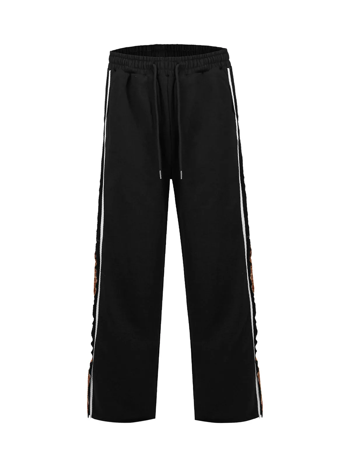 Plaid Patchwork Drawstring Sweatpants sold by Thesupermade product image thumbnail 4