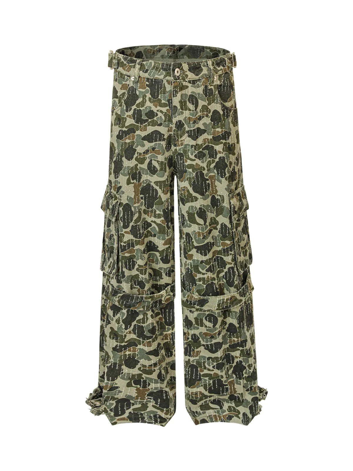 Camouflage Multi-Pocket Cargo Pants sold by Thesupermade