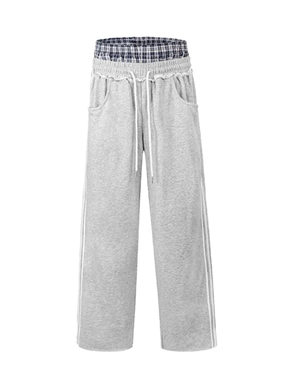 Double Waistband Drawstring Sweatpants sold by Thesupermade