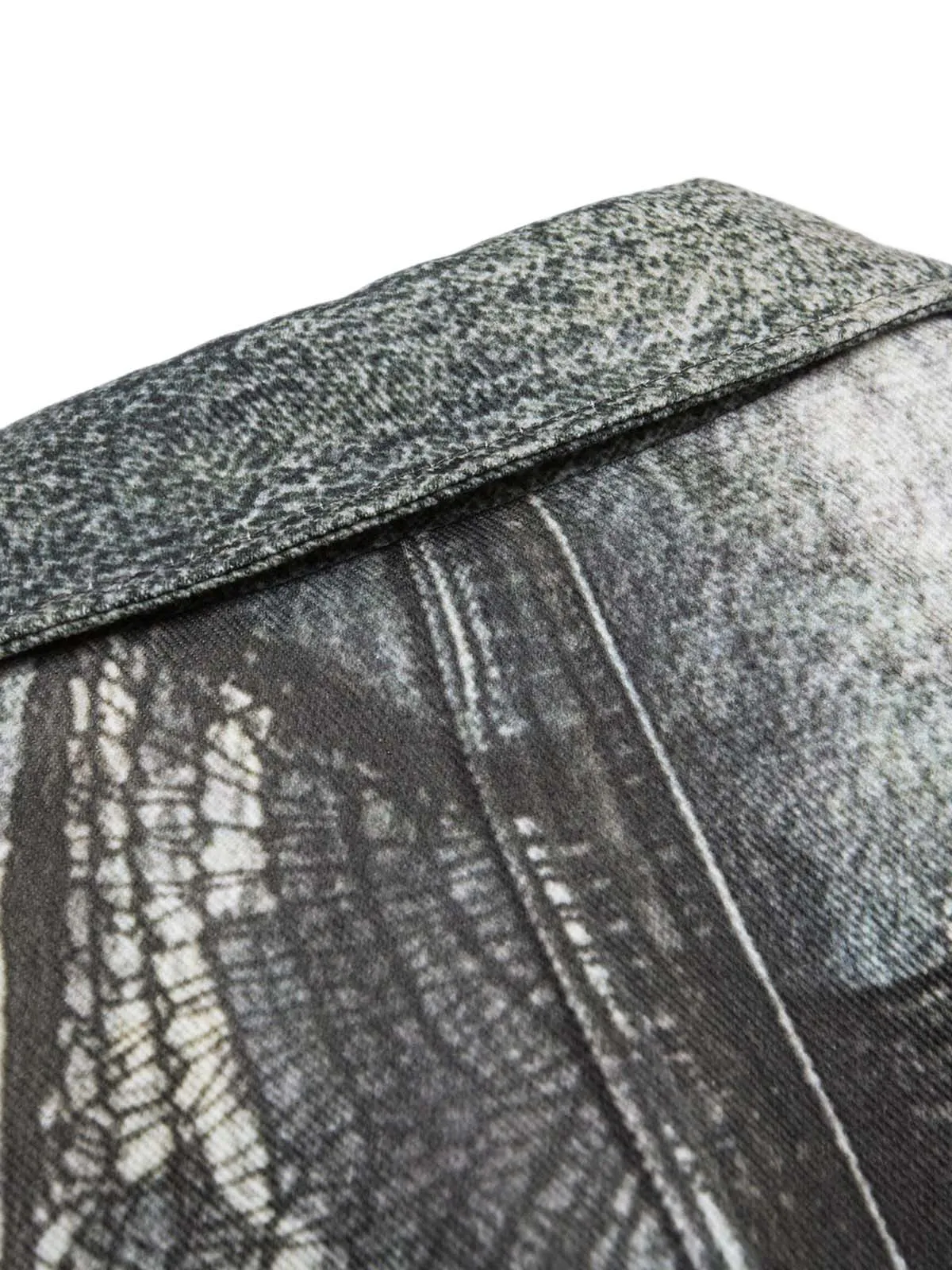 Gradient Ink-Splashed Quilted Bomber Jacket - 2266 sold by Thesupermade product image thumbnail 5