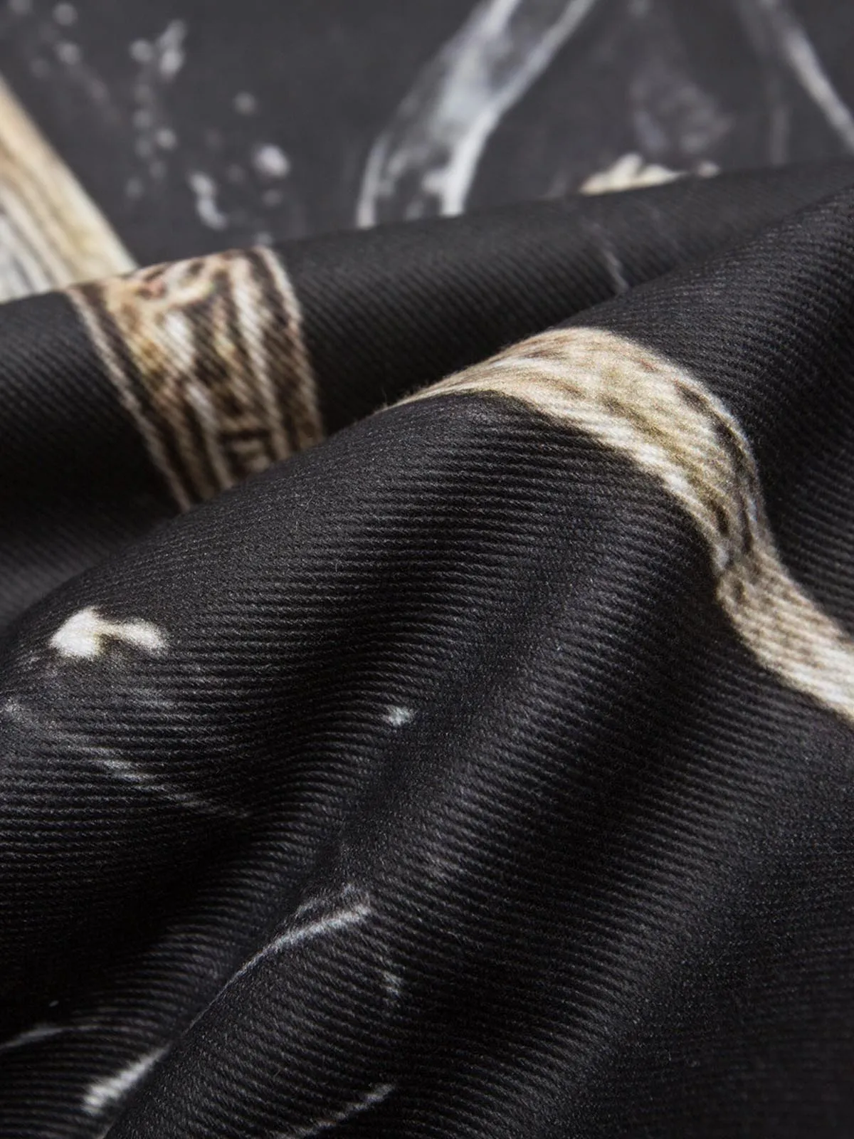 Cross Printed Zip Up Quilted Bomber Jacket sold by Thesupermade product image thumbnail 5