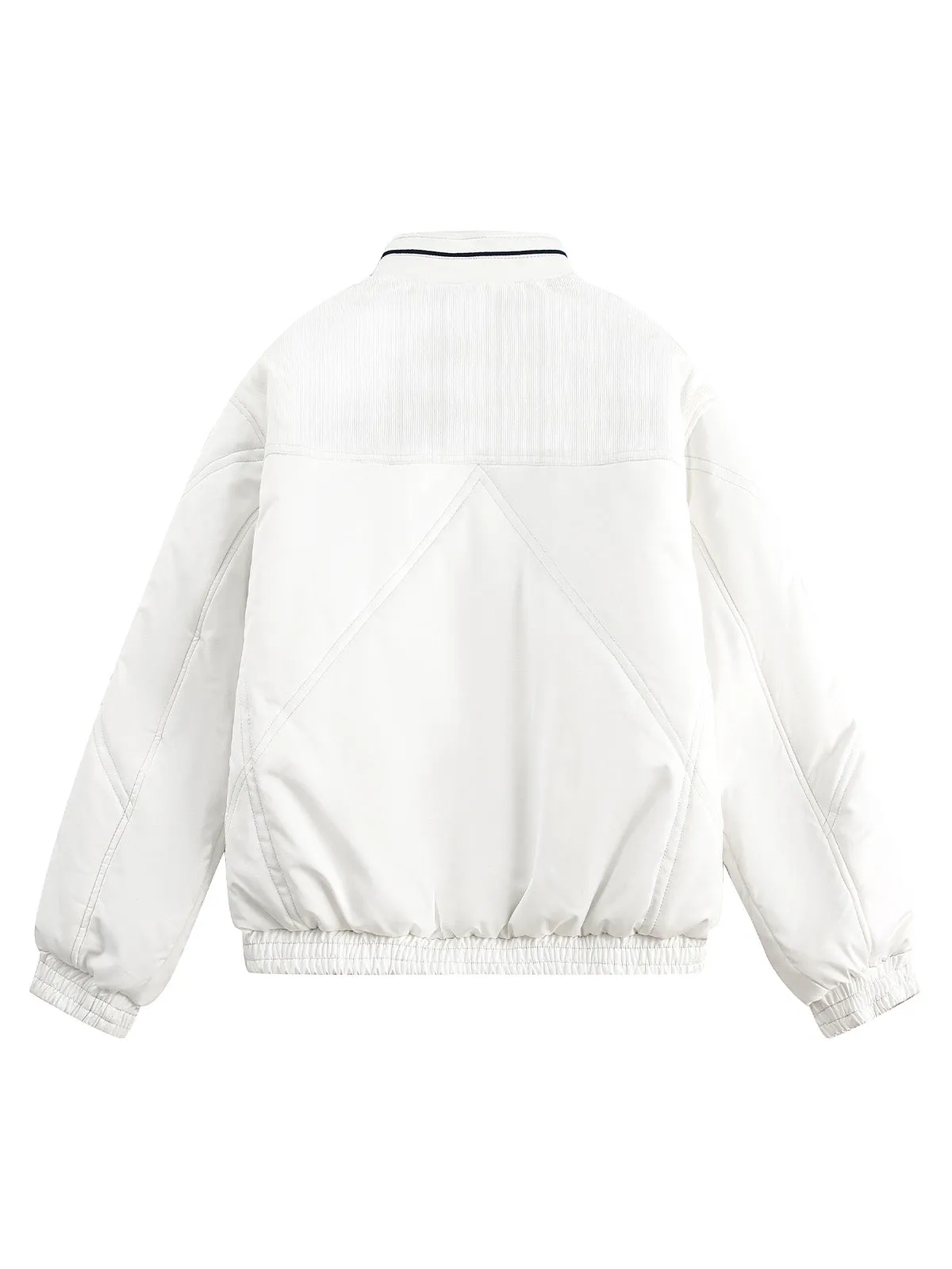 Embroidery Double-ended Zipper Bomber Jacket sold by Thesupermade product image thumbnail 2