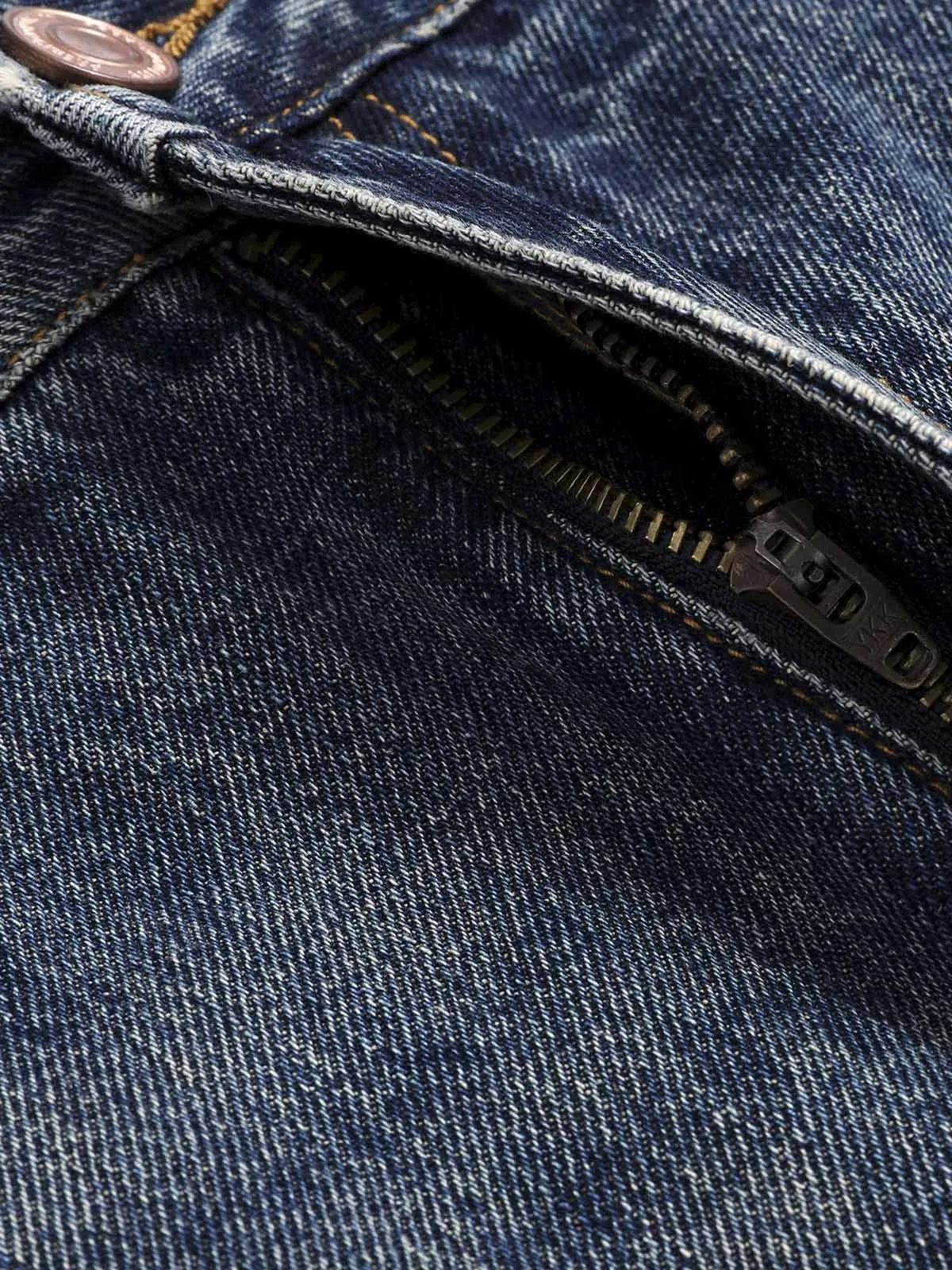 Tie Dyed Wrinkled Effect Straight Jeans sold by Thesupermade product image thumbnail 5