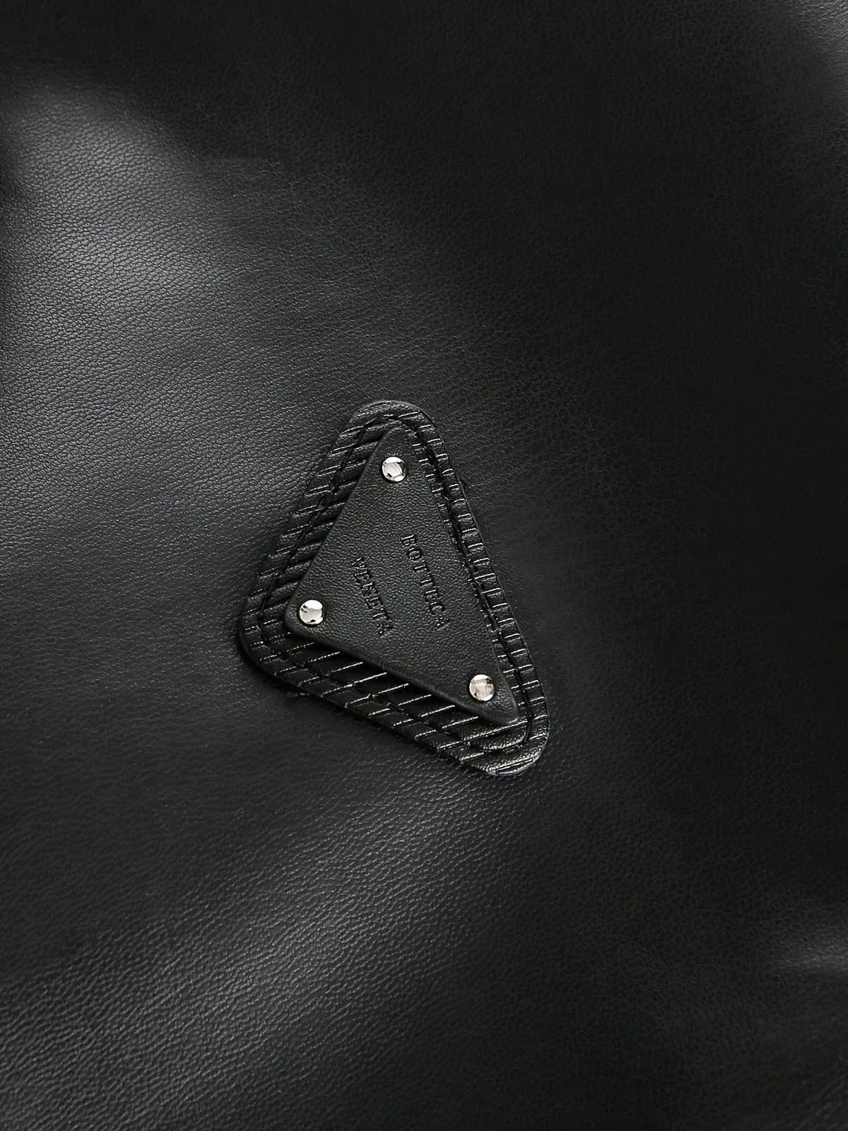 Multi Pocket Rhinestone PU Leather Jacket sold by Thesupermade product image thumbnail 5