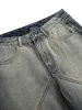 Deconstructed Ankle Loop Straight Jeans sold by Thesupermade