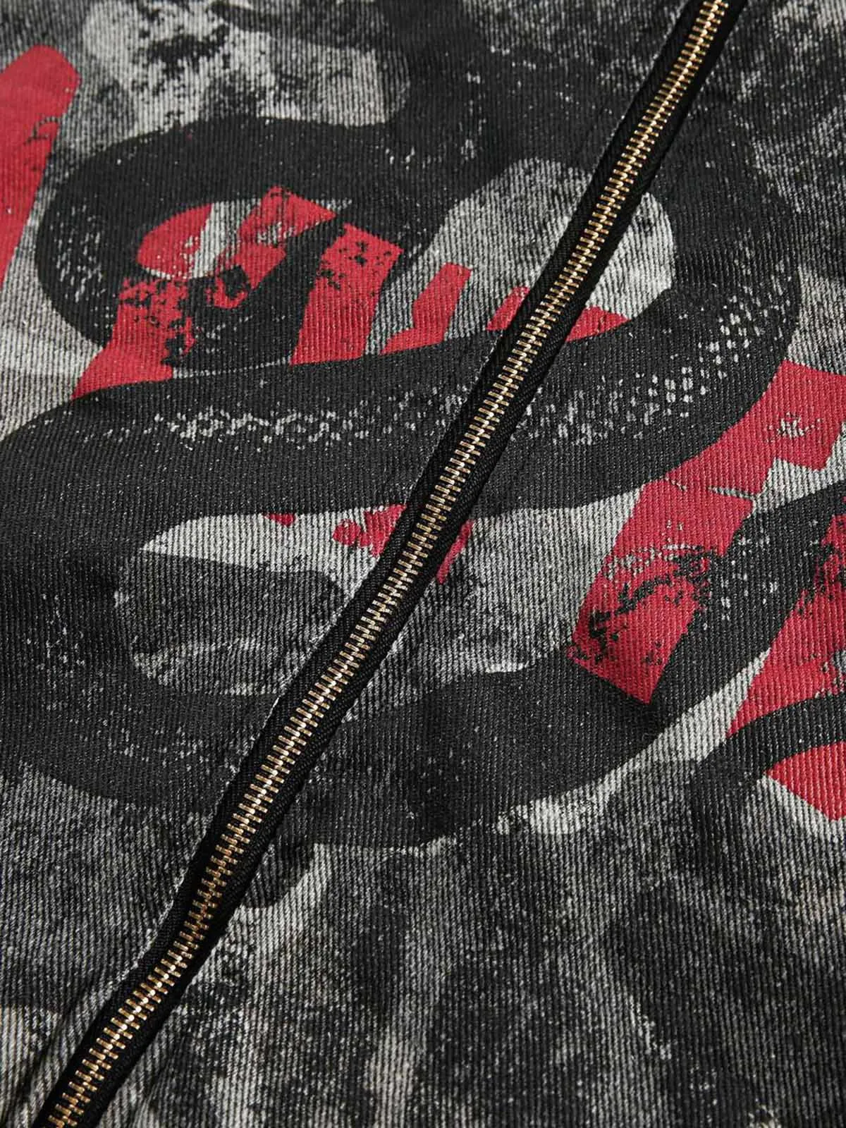 Camouflage Stitching Stand Collar Military Jacket sold by Thesupermade product image thumbnail 5