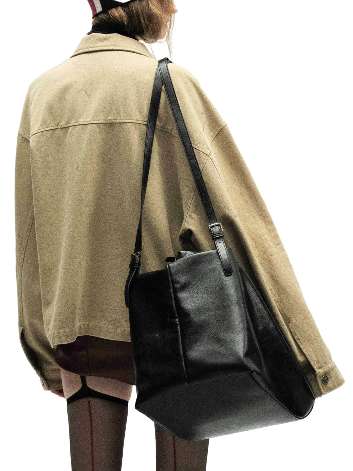 Washed Graffiti Zip Up Workwear Jacket sold by Thesupermade product image thumbnail 3