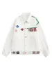 Handmade Floral Crochet Utility Denim Jacket sold by Thesupermade