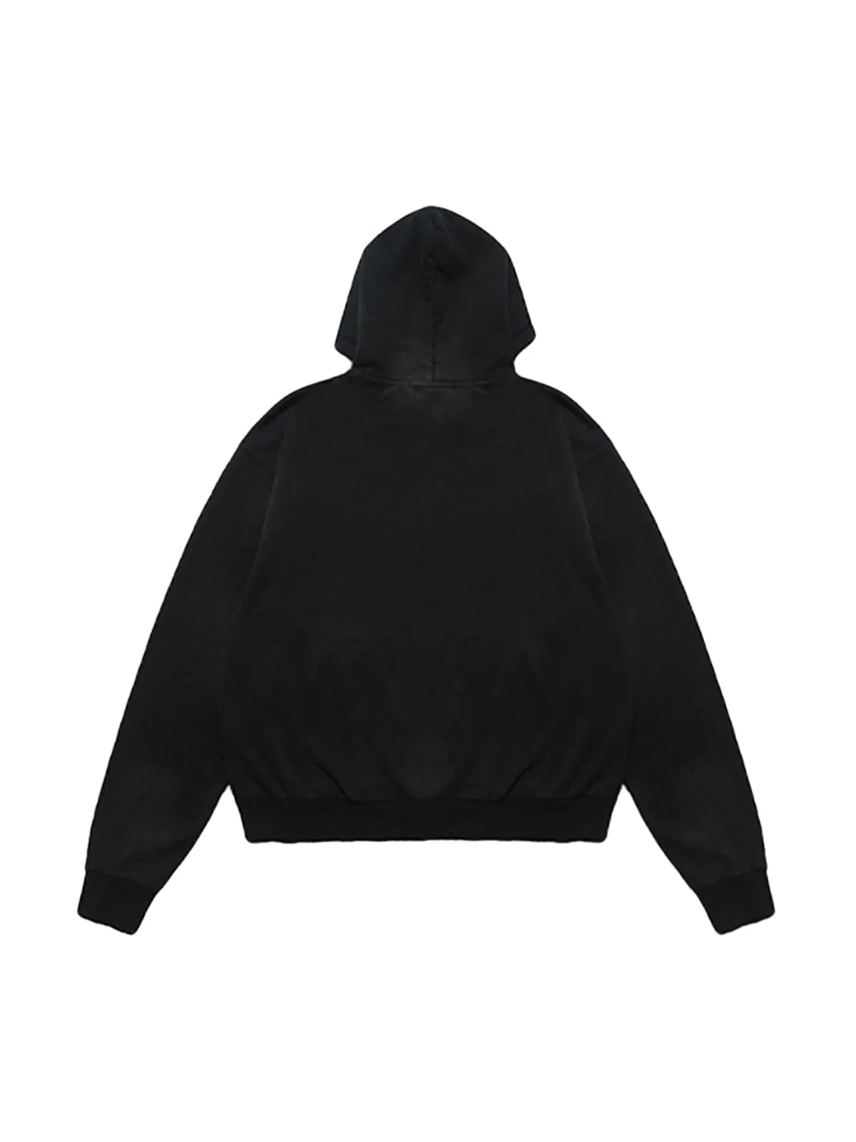 Washed Distressed Retro Portrait Print Double Zipper Hoodie sold by Thesupermade product image thumbnail 5