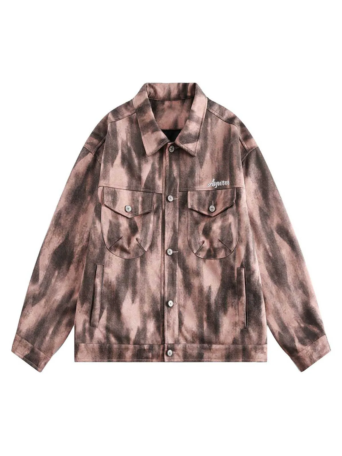 Dark Graffiti Suede Utility Jacket sold by Thesupermade