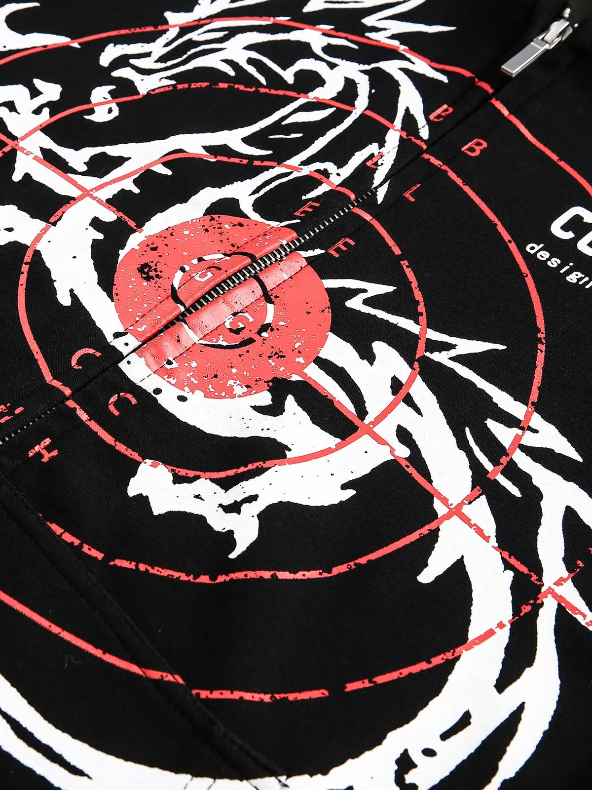 Dark Horse Print Cardigan Zip Up Hoodie sold by Thesupermade product image thumbnail 5