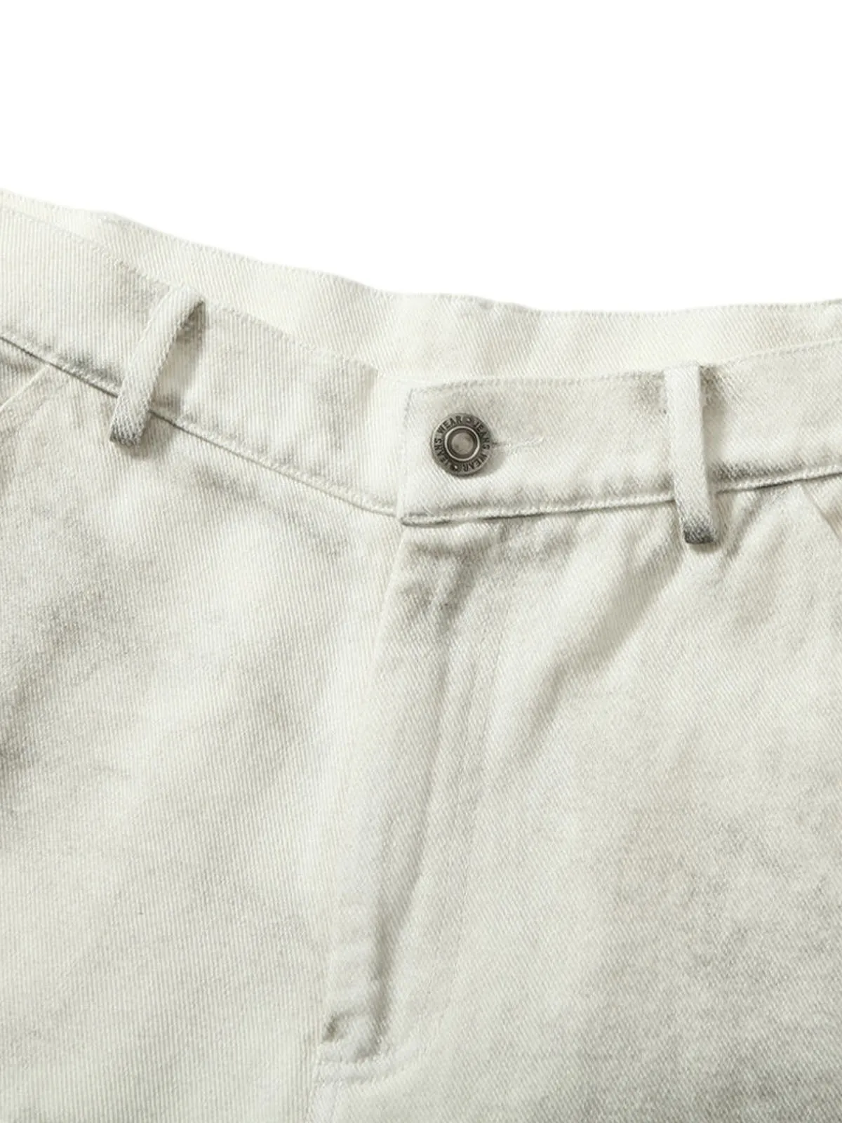 Washed Tie-Dyed White Work Pants sold by Thesupermade product image thumbnail 3