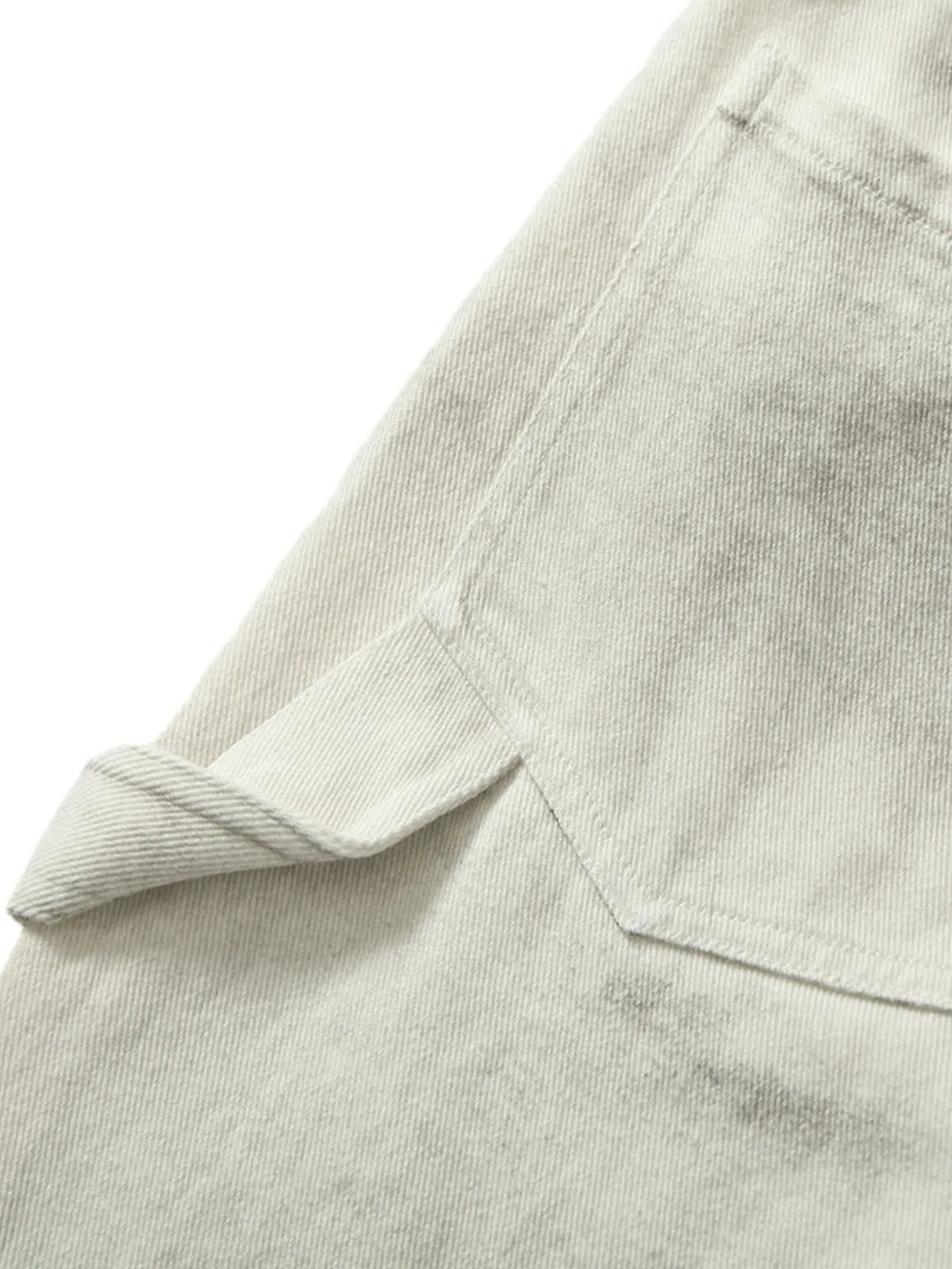 Washed Tie-Dyed White Work Pants sold by Thesupermade product image thumbnail 5