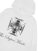 Street Cross Letters Print Hoodie sold by Thesupermade