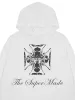Street Cross Letters Print Hoodie sold by Thesupermade