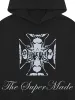 Street Cross Letters Print Hoodie sold by Thesupermade
