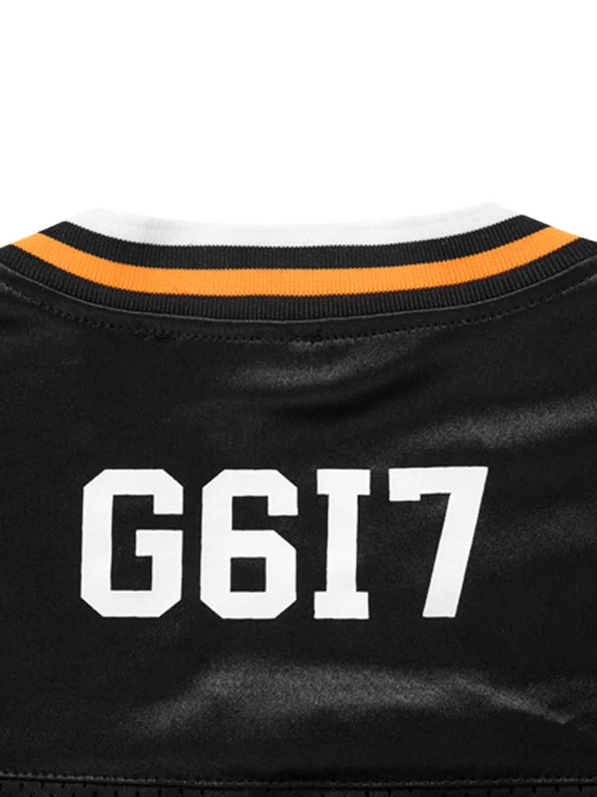 Jersey Print Oversize V-Neck T-Shirt - 2444 sold by Thesupermade product image thumbnail 3