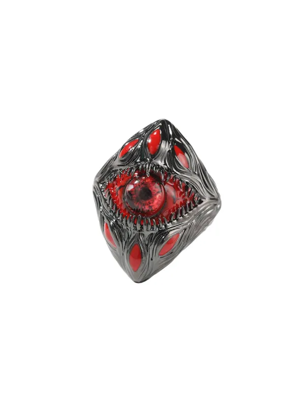 Dark Style Red Eye Copper Ring sold by Thesupermade