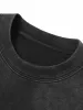 Washed Faux Two-Piece Racing Long Sleeve T-shirt sold by Thesupermade