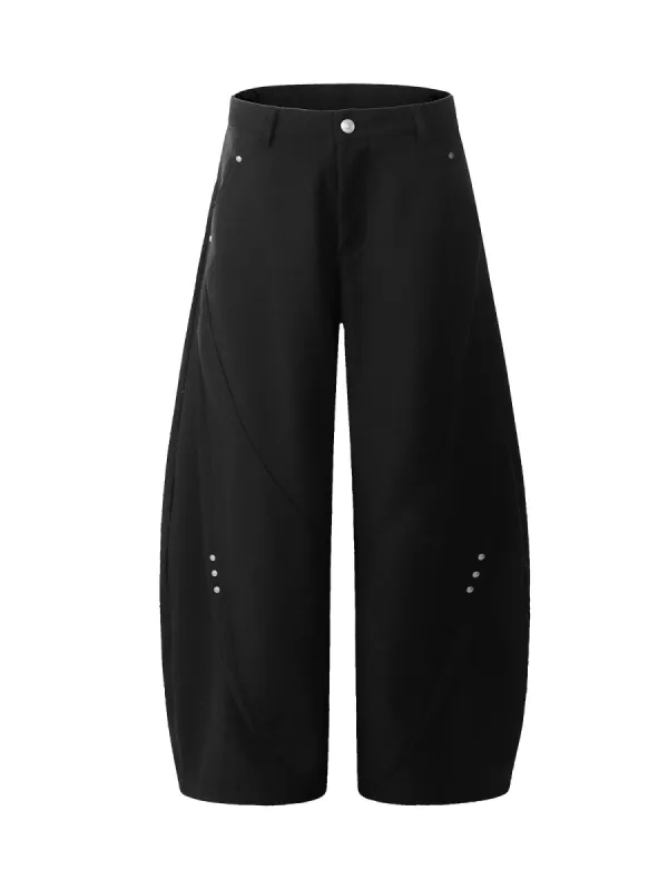 Retro Unisex Barrel Baggy Pants sold by Thesupermade
