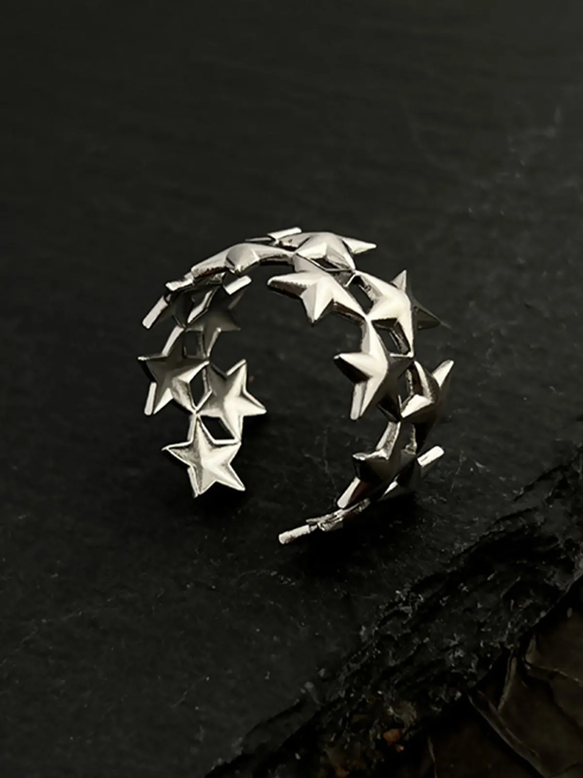 Cuban Hotfix Rhinestone Zircon Ring sold by Thesupermade product image thumbnail 5