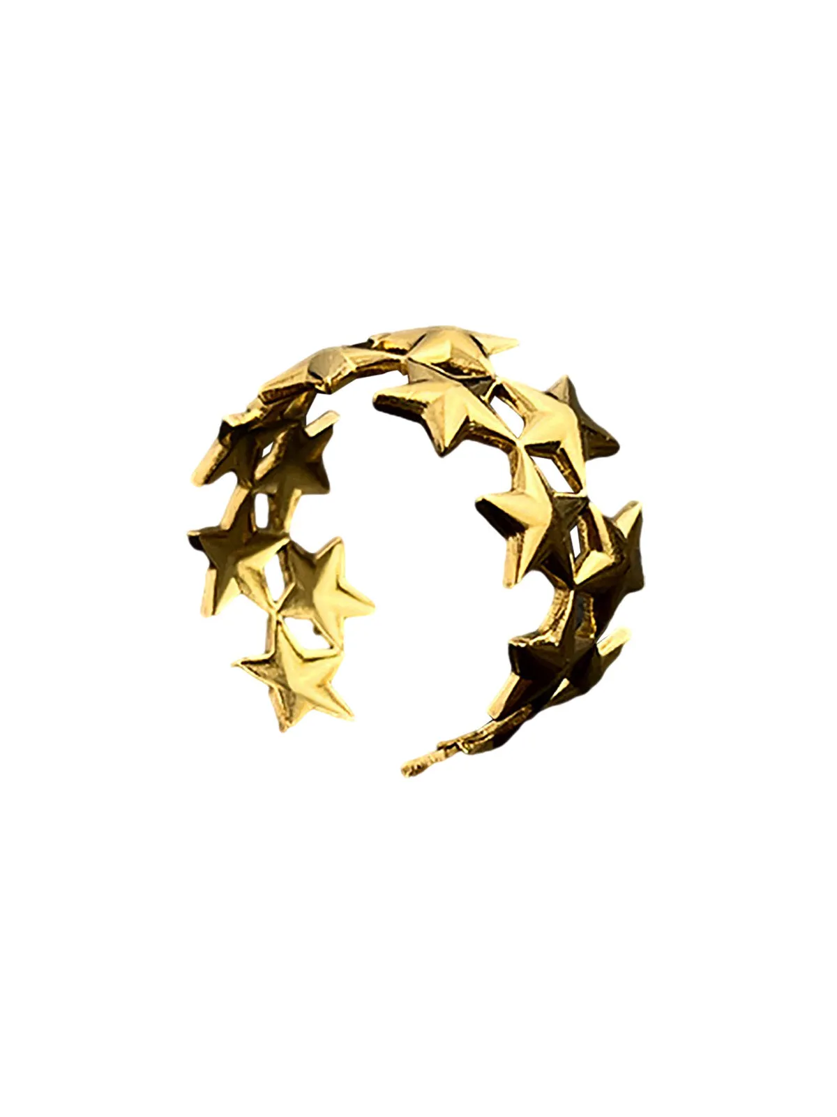 Cuban Hotfix Rhinestone Zircon Ring sold by Thesupermade product image thumbnail 2