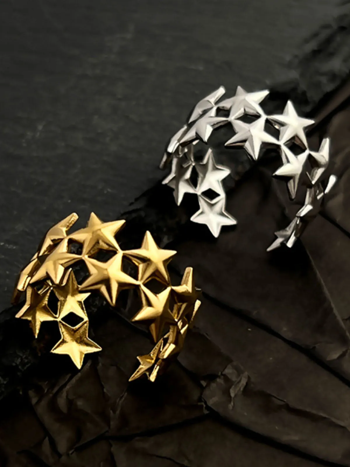 Cuban Hotfix Rhinestone Zircon Ring sold by Thesupermade product image thumbnail 3