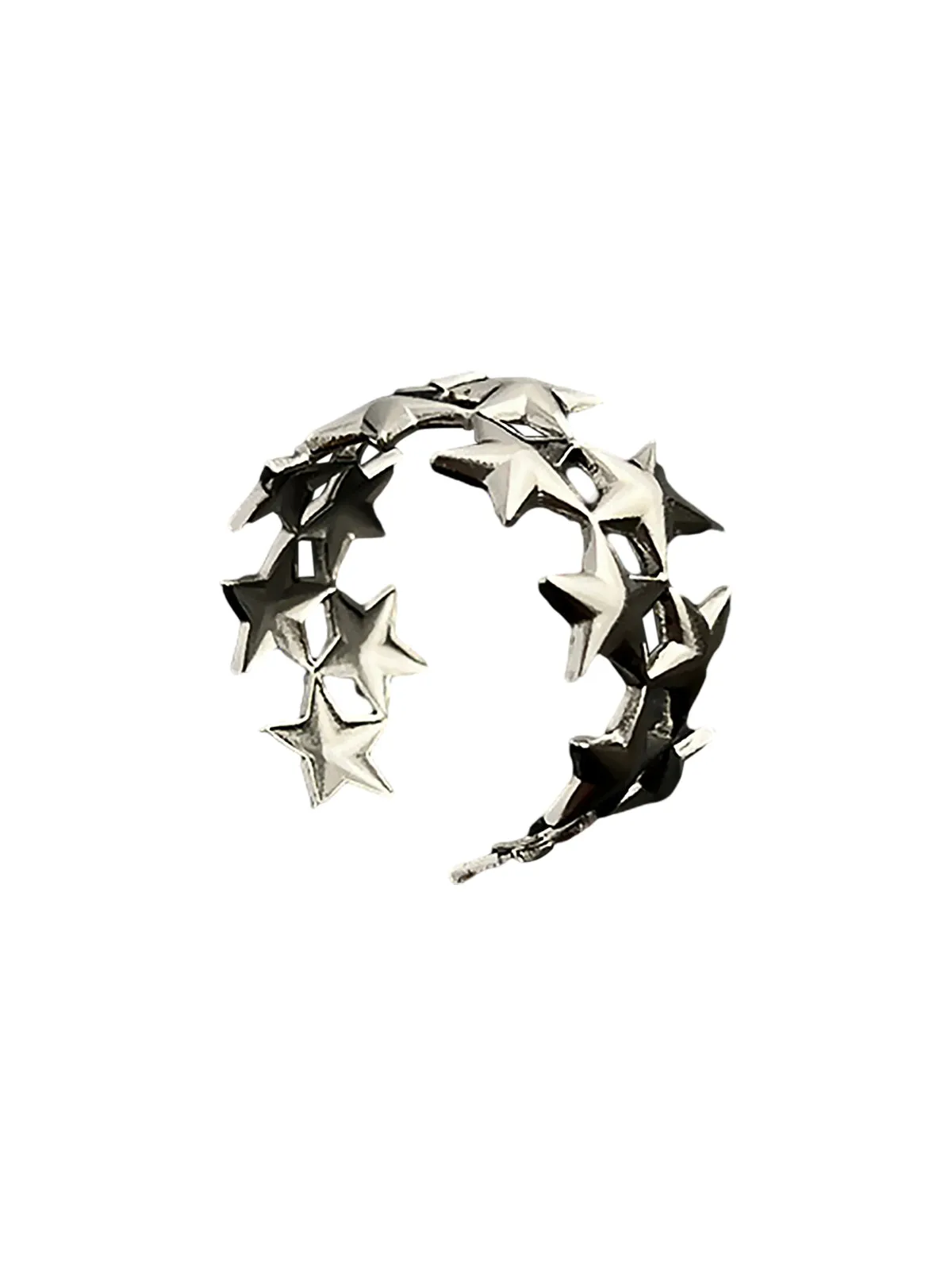 Cuban Hotfix Rhinestone Zircon Ring sold by Thesupermade