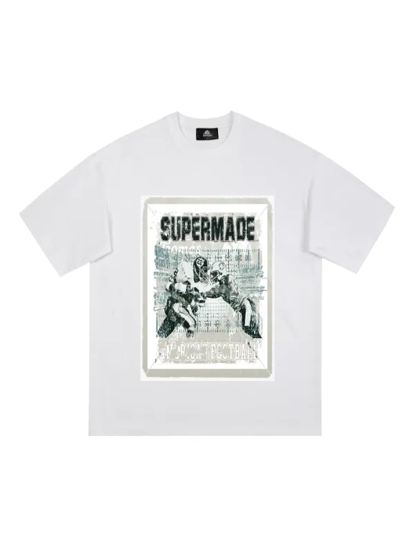 Super Bowl Football Print T-Shirt sold by Thesupermade