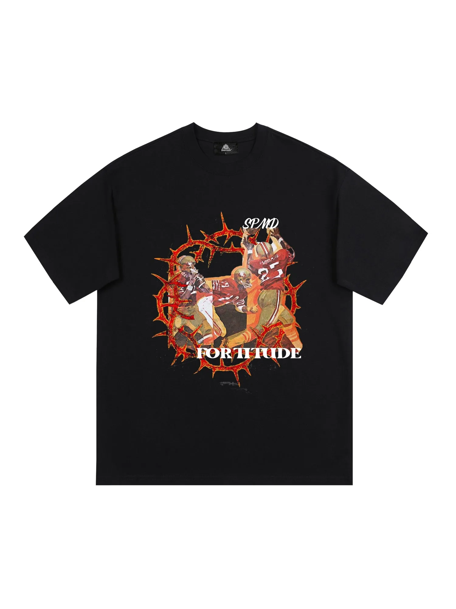 Super Bowl Football “FORTITUDE” Print T-Shirt sold by Thesupermade