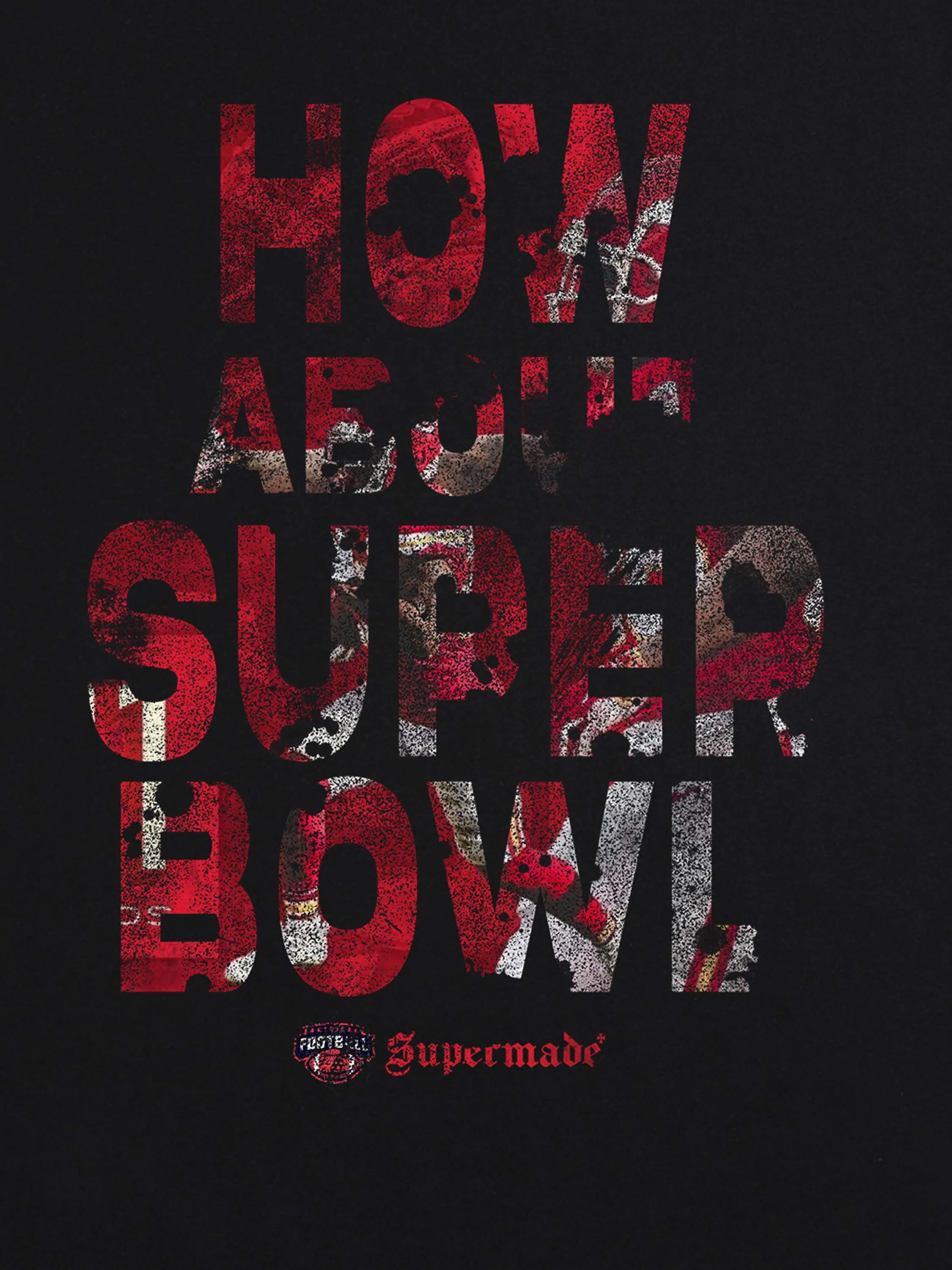 Original Distressed Letters Super Bowl Football Game T-shirt - 2308 sold by Thesupermade product image thumbnail 4