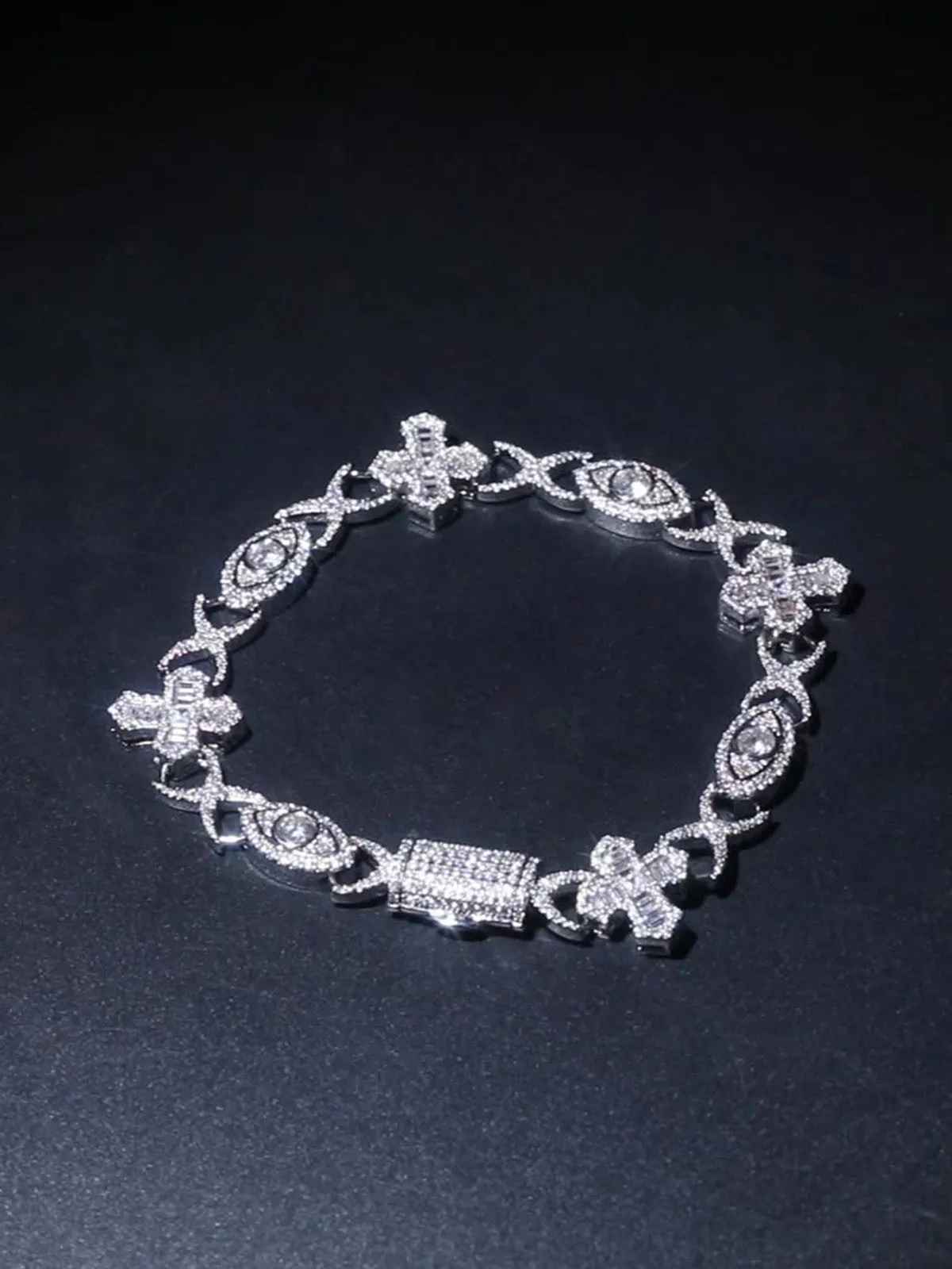 Evil Eye Copper Cross Bracelet sold by Thesupermade product image thumbnail 5