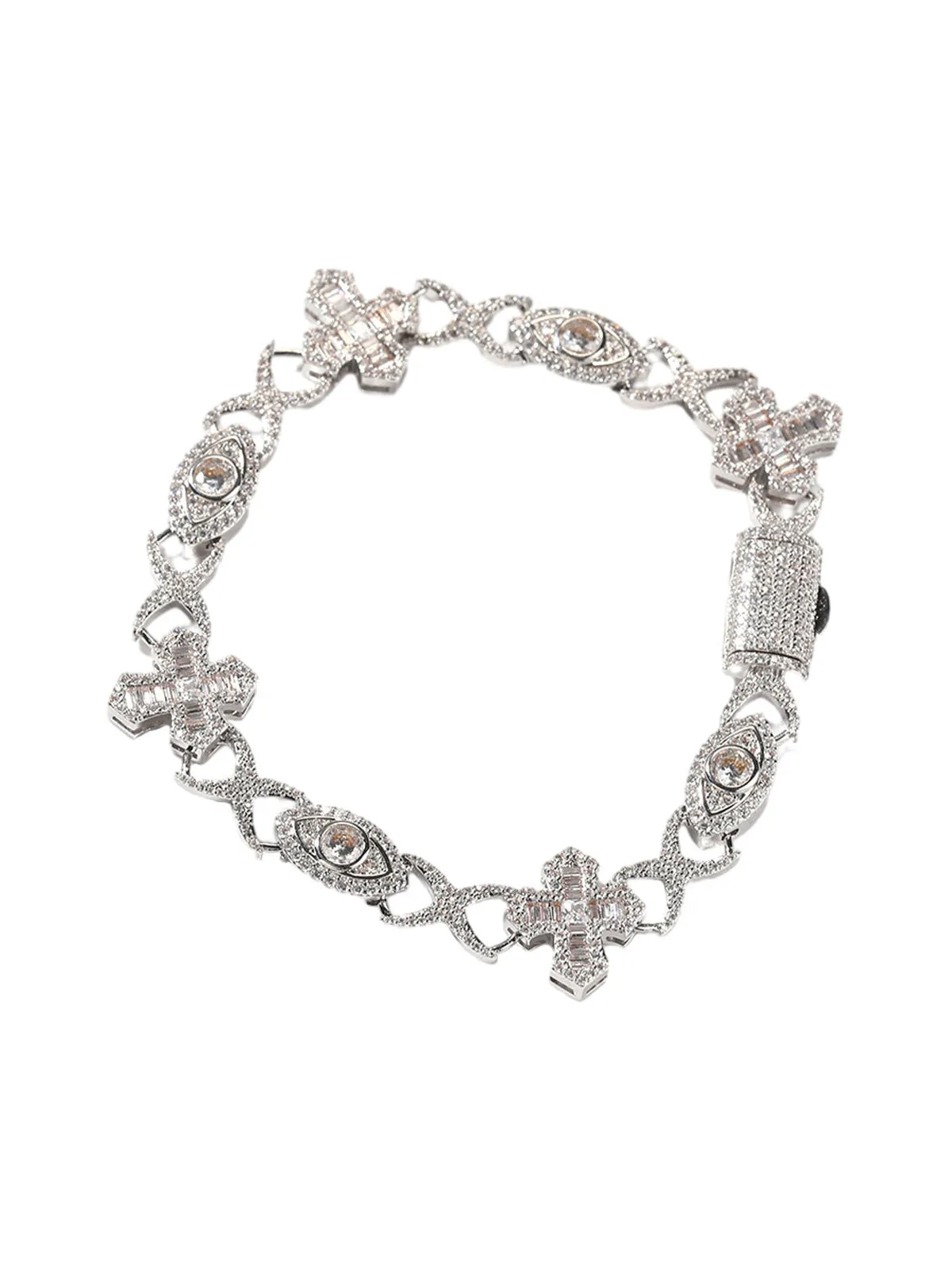 Evil Eye Copper Cross Bracelet sold by Thesupermade