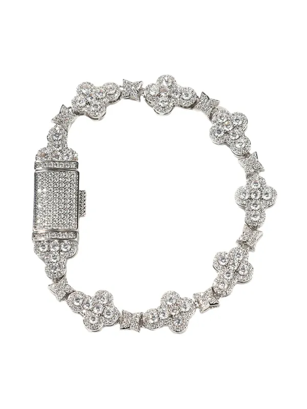 Zircon Evil Eye Cross Bracelet sold by Thesupermade