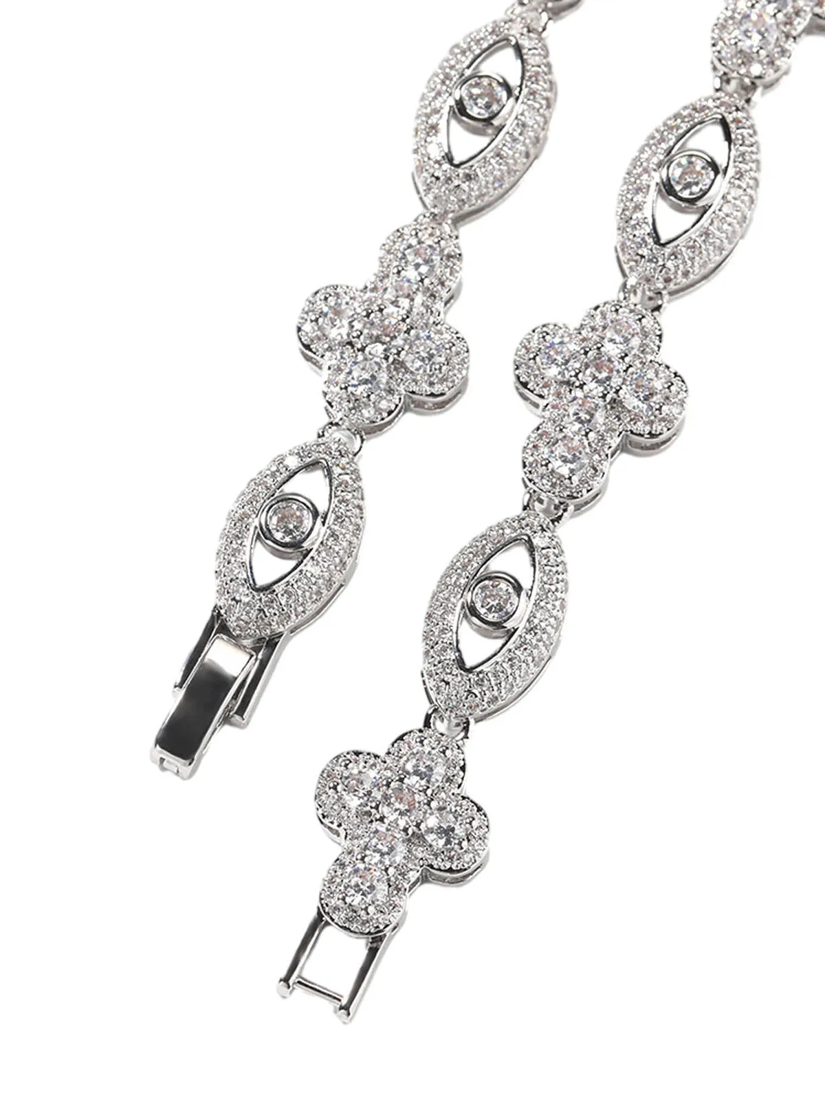 Copper Zircon Evil Eye Necklace sold by Thesupermade product image thumbnail 5