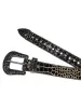 Punk Style Leather Hotflix  Rhinestone Belt sold by Thesupermade