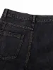 Washed Distressed Deconstructed Split Jeans sold by Thesupermade