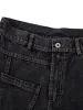 Washed Distressed Deconstructed Split Jeans sold by Thesupermade