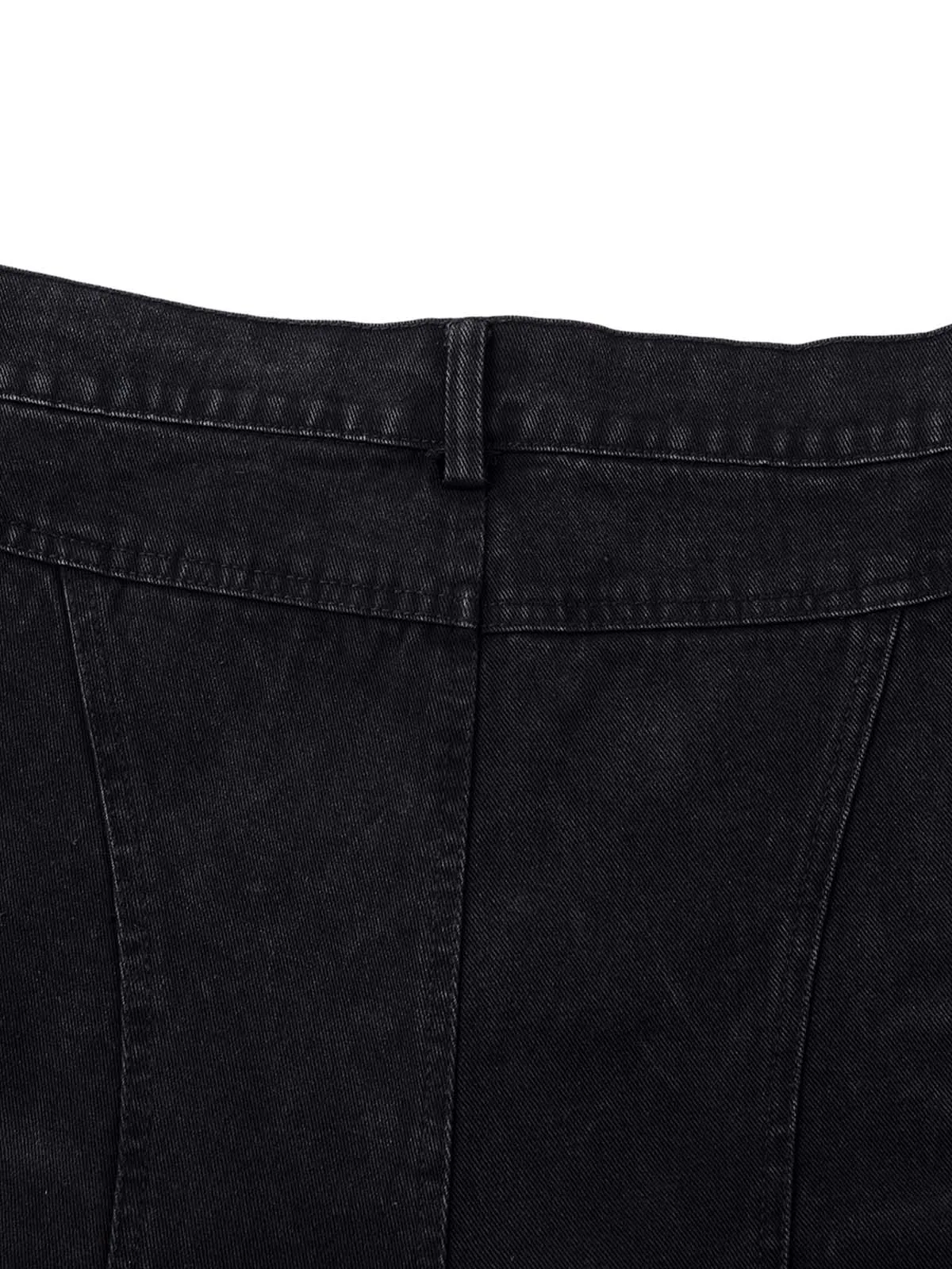 Washed Distressed Multi-Pocket Cargo Jeans sold by Thesupermade product image thumbnail 4