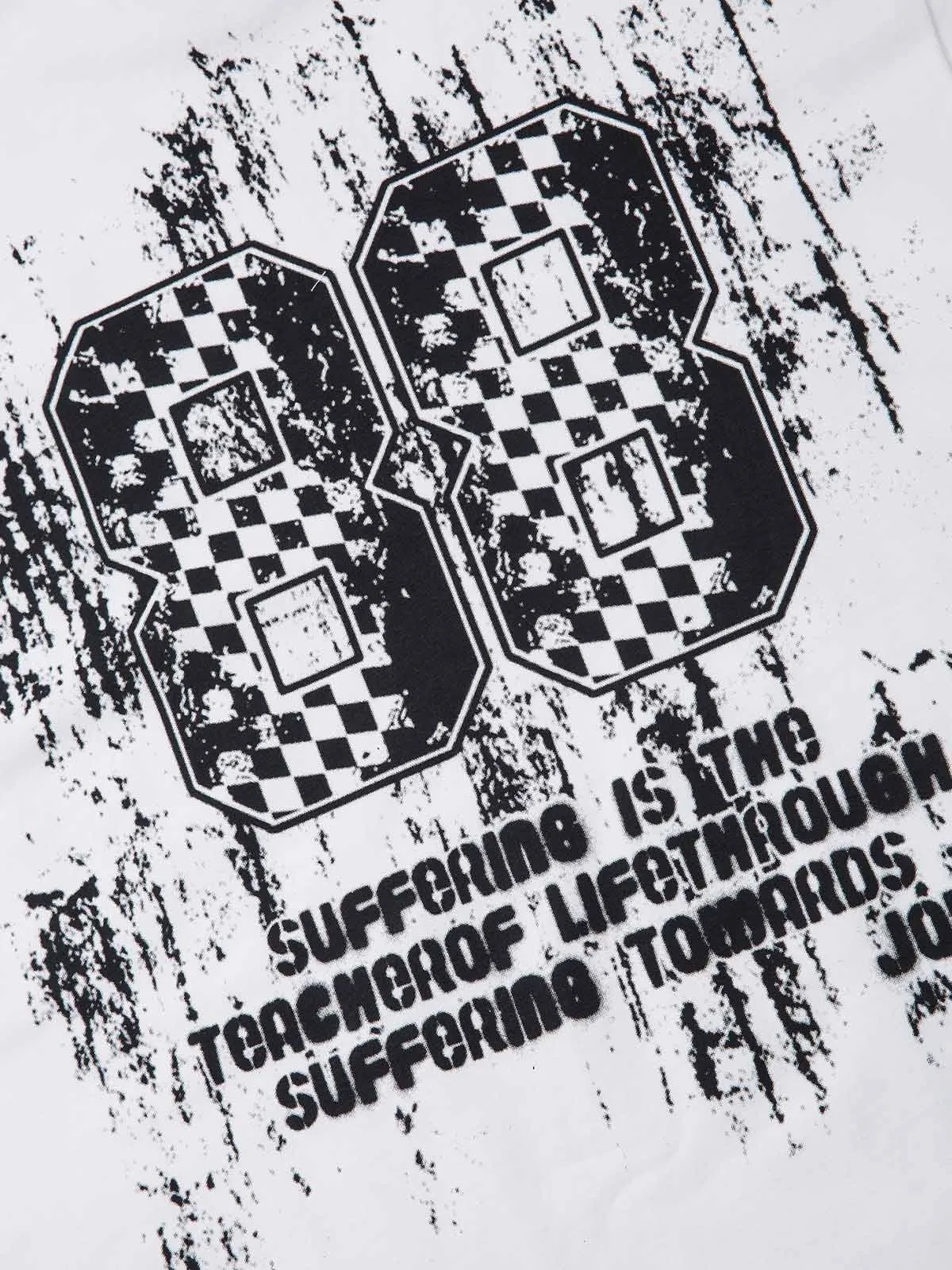 Retro Graffiti Lettering Short Sleeve T-shirt - 2341 sold by Thesupermade product image thumbnail 5