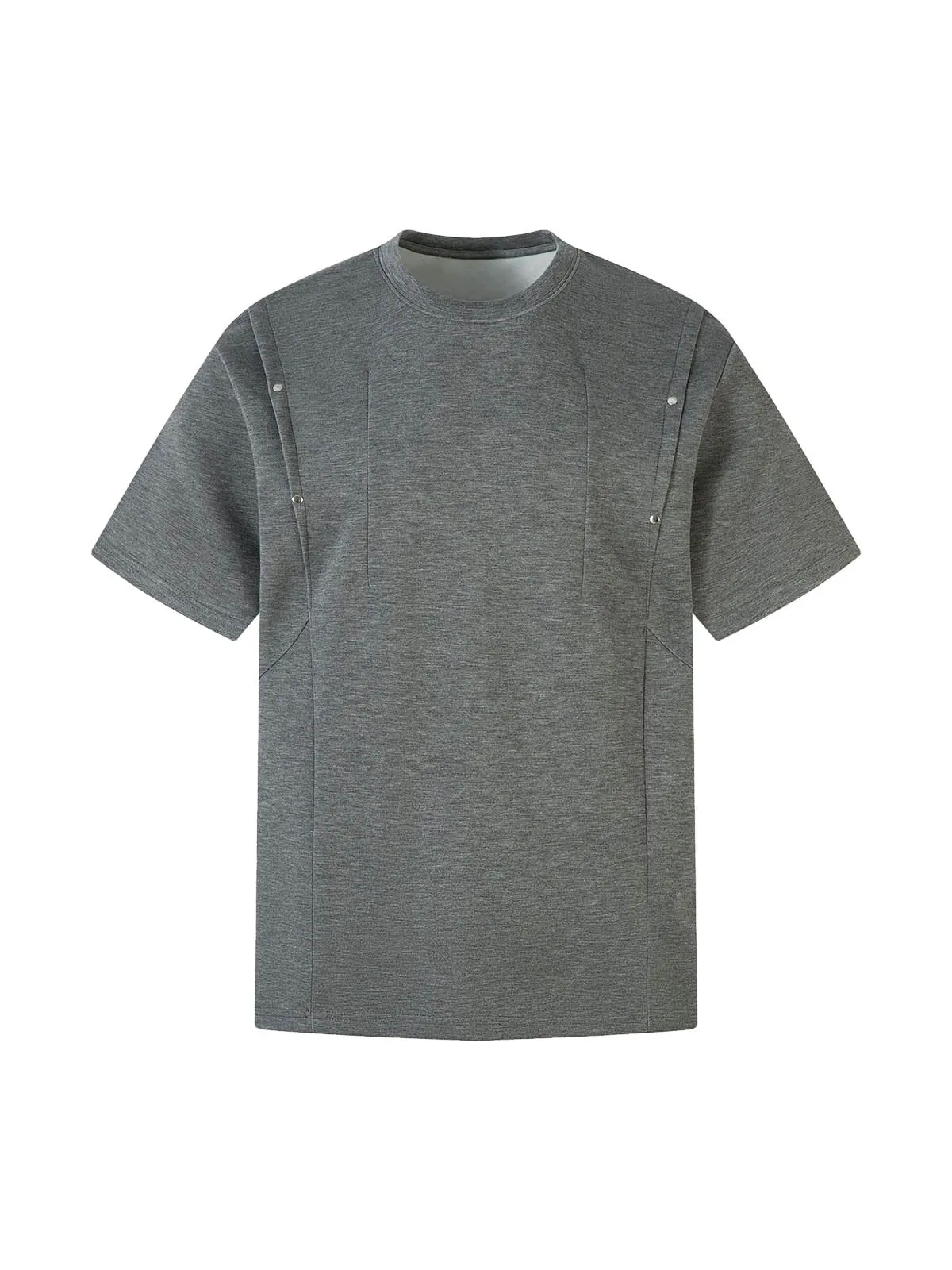 Retro Rivet Pleated Functional T-shirt sold by Thesupermade product image thumbnail 2