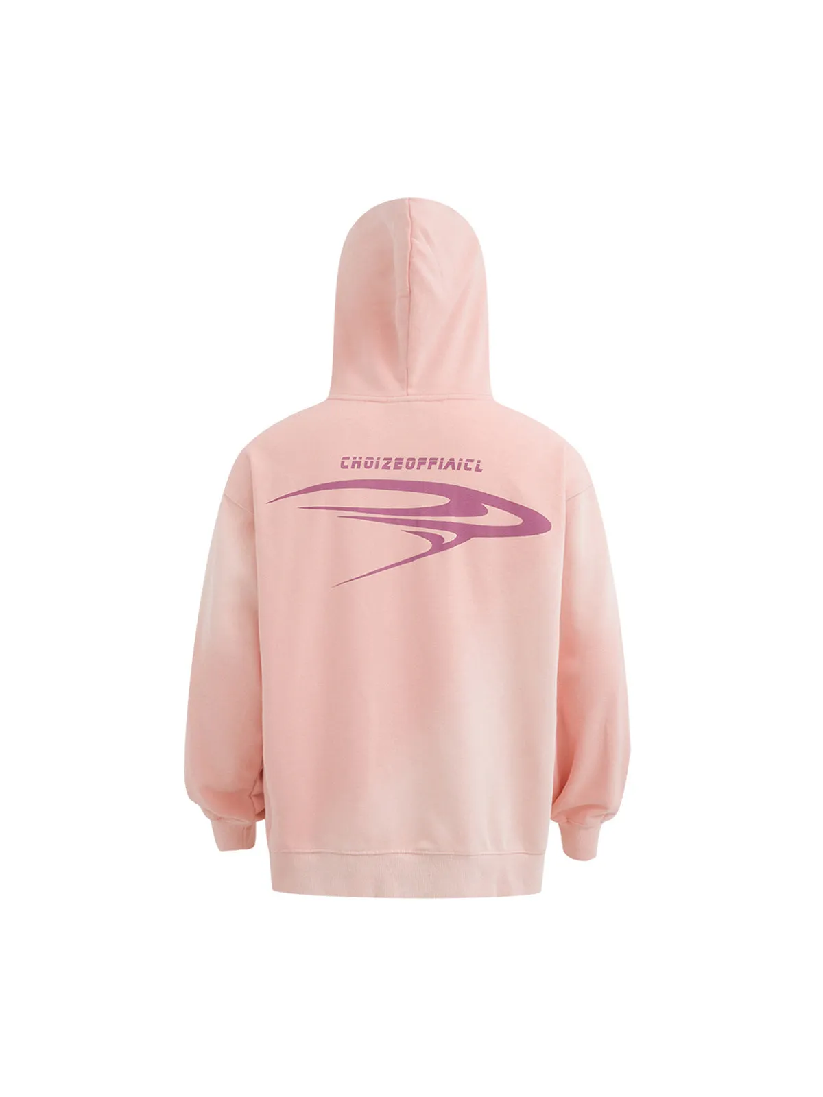 Heavy Washed Letter Print Hoodie sold by Thesupermade product image thumbnail 3