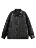 Retro Motorcycle PU Leather Jacket sold by Thesupermade