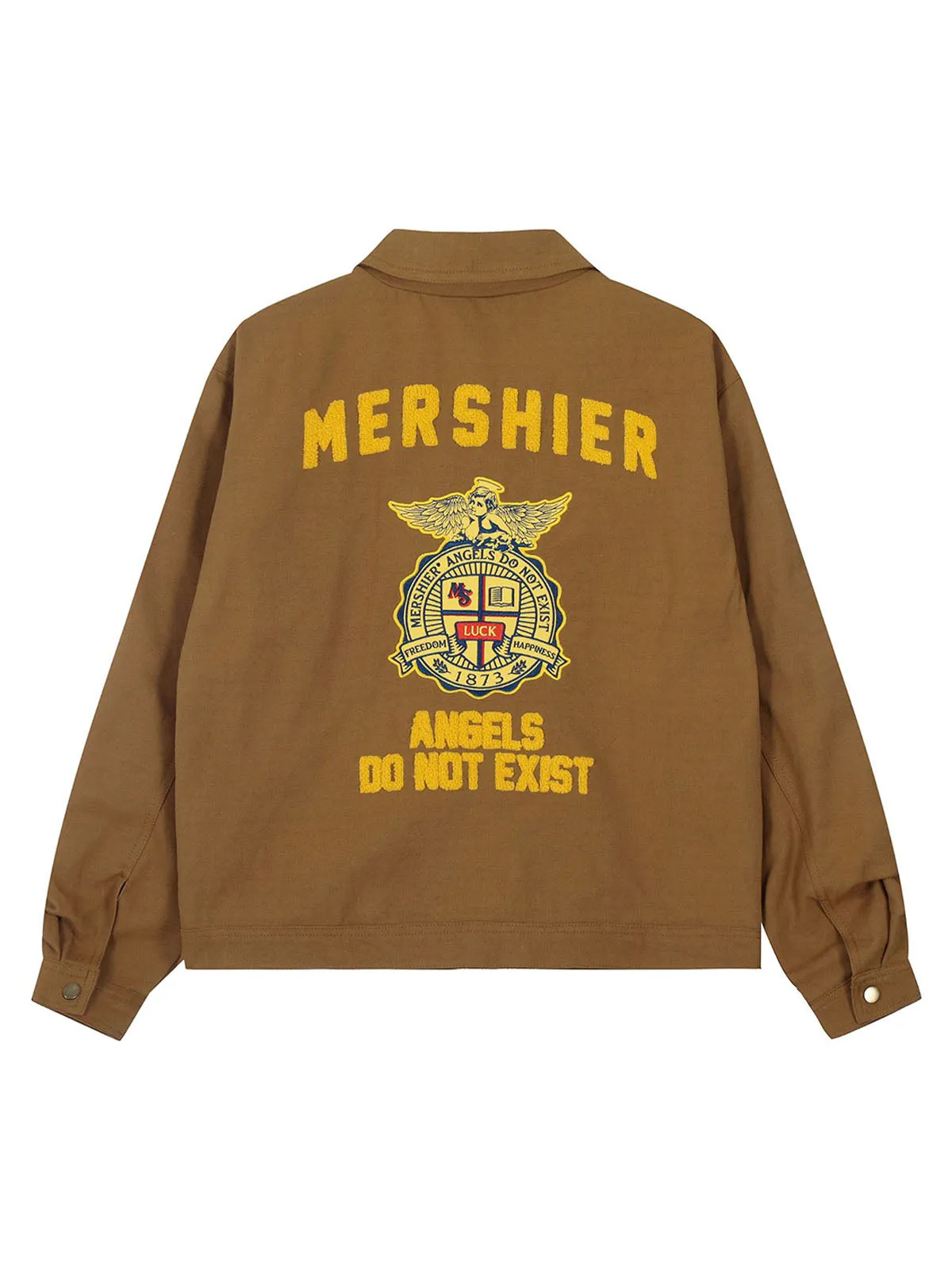 Retro Embroidered Badge Work Jacket sold by Thesupermade product image thumbnail 2