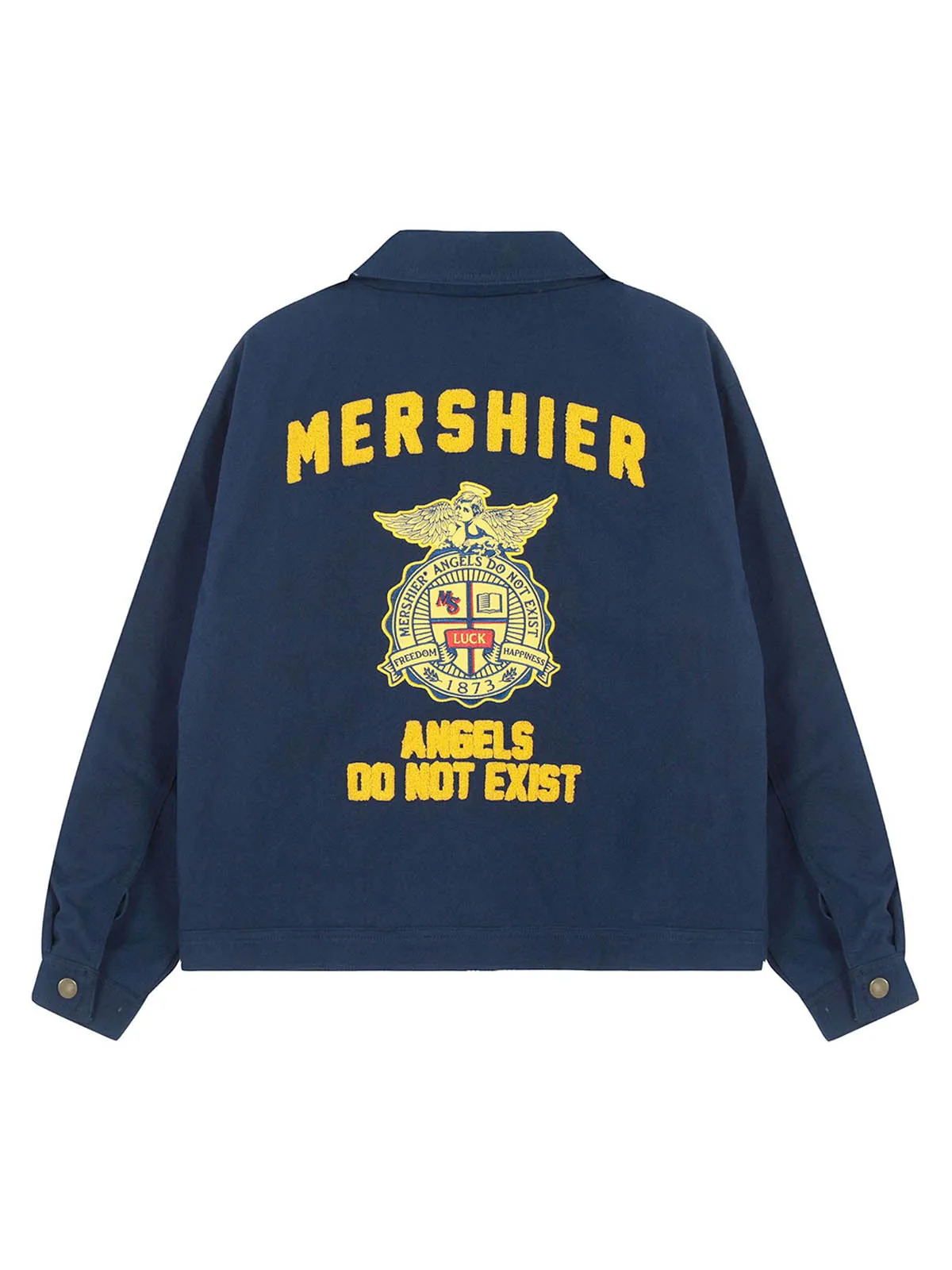 Retro Embroidered Badge Work Jacket sold by Thesupermade product image thumbnail 4