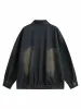 Washed Distressed Multi-Pocket Denim Jacket sold by Thesupermade