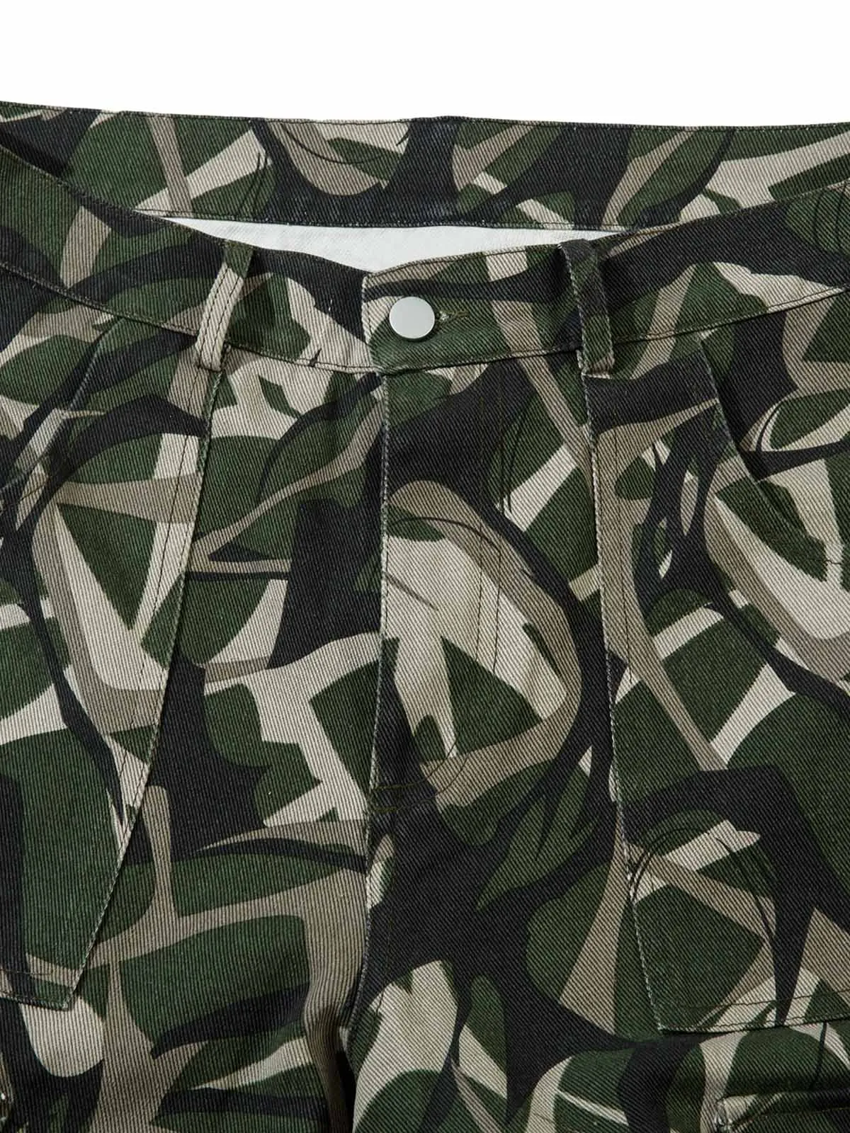 Camouflage Multi-Pocket Cargo Pants sold by Thesupermade product image thumbnail 3