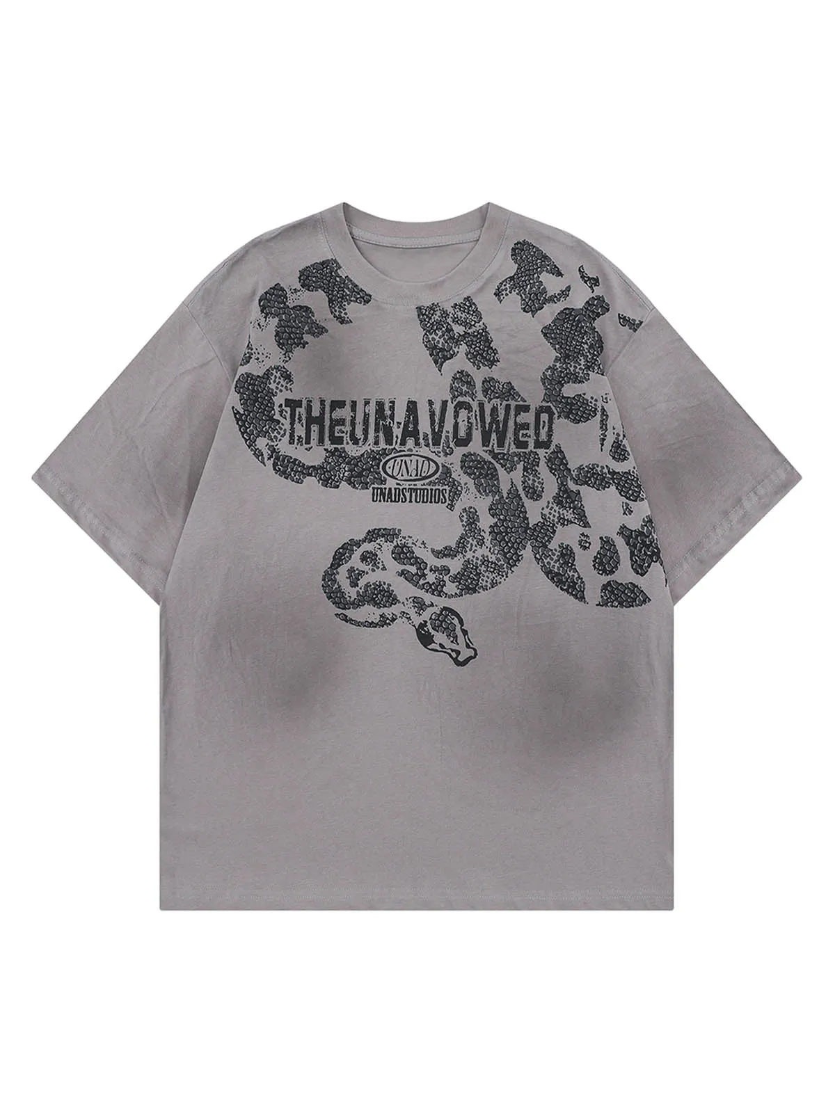 Oversized Snake Graphic T-Shirt sold by Thesupermade